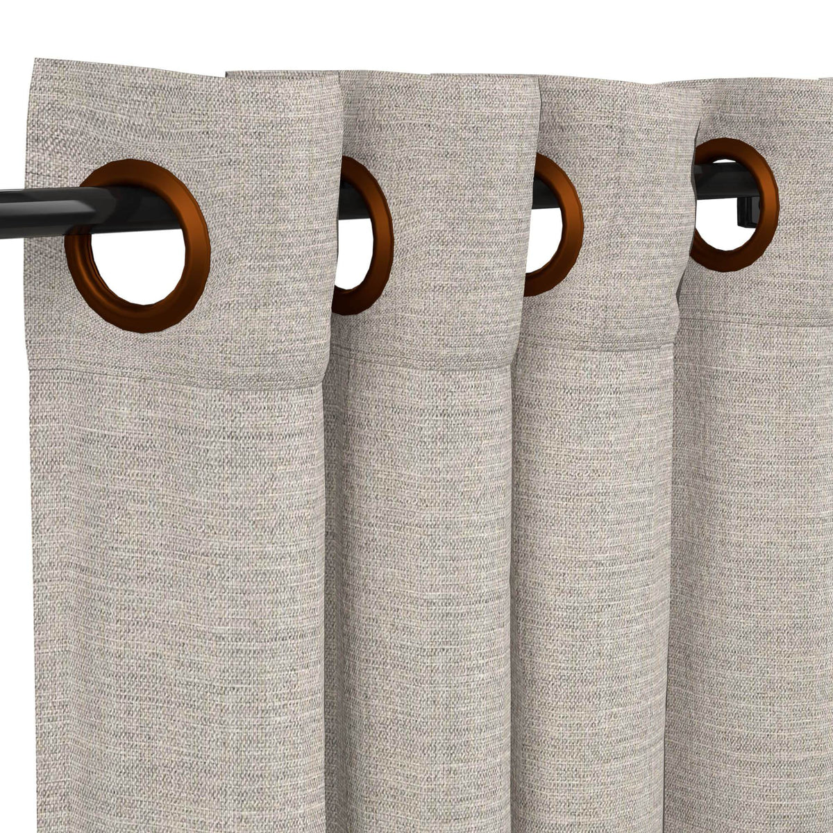 Sunbrella® Cast Silver Curtain