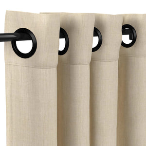 Sunbrella® Canvas Flax Curtain