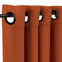 Sunbrella Canvas Rust Curtain