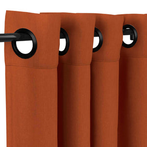 Sunbrella® Canvas Rust Curtain