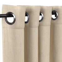Sunbrella Canvas Flax Curtain