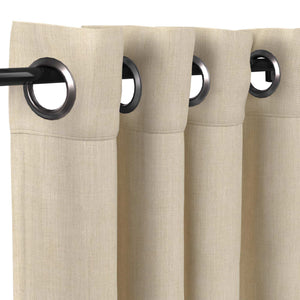Sunbrella® Canvas Flax Curtain