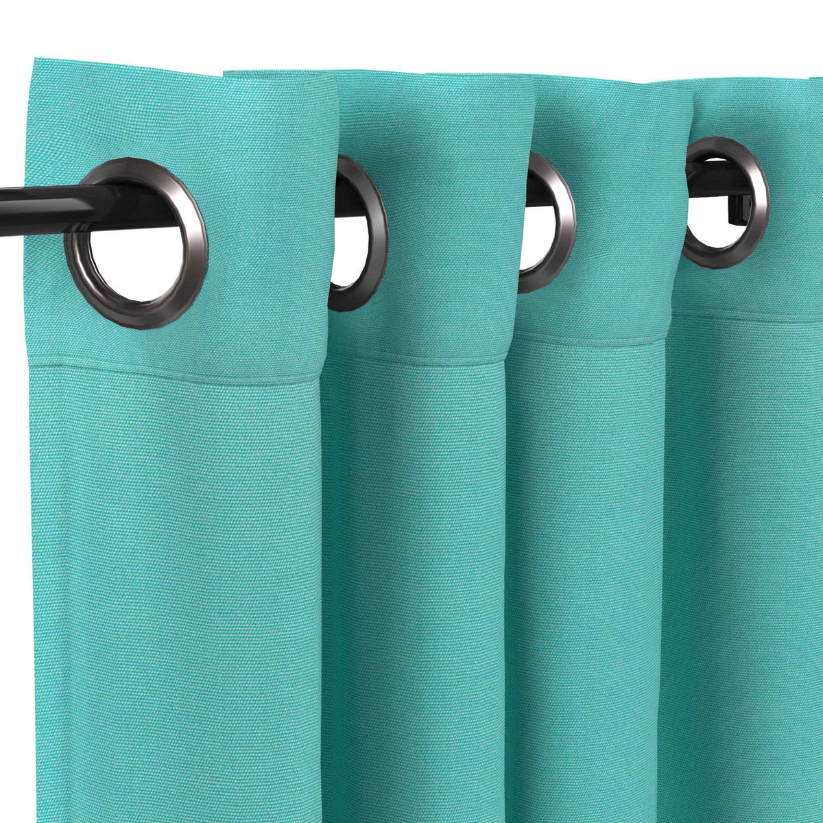 Sunbrella Canvas Aruba Curtain - Image 12 | ZIPCushions - view 12