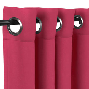 Sunbrella® Canvas Hot Pink Curtain