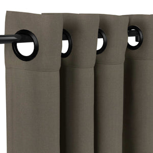 Sunbrella® Canvas Taupe Curtain