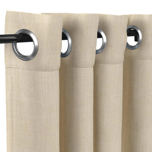 Sunbrella® Canvas Flax Curtain
