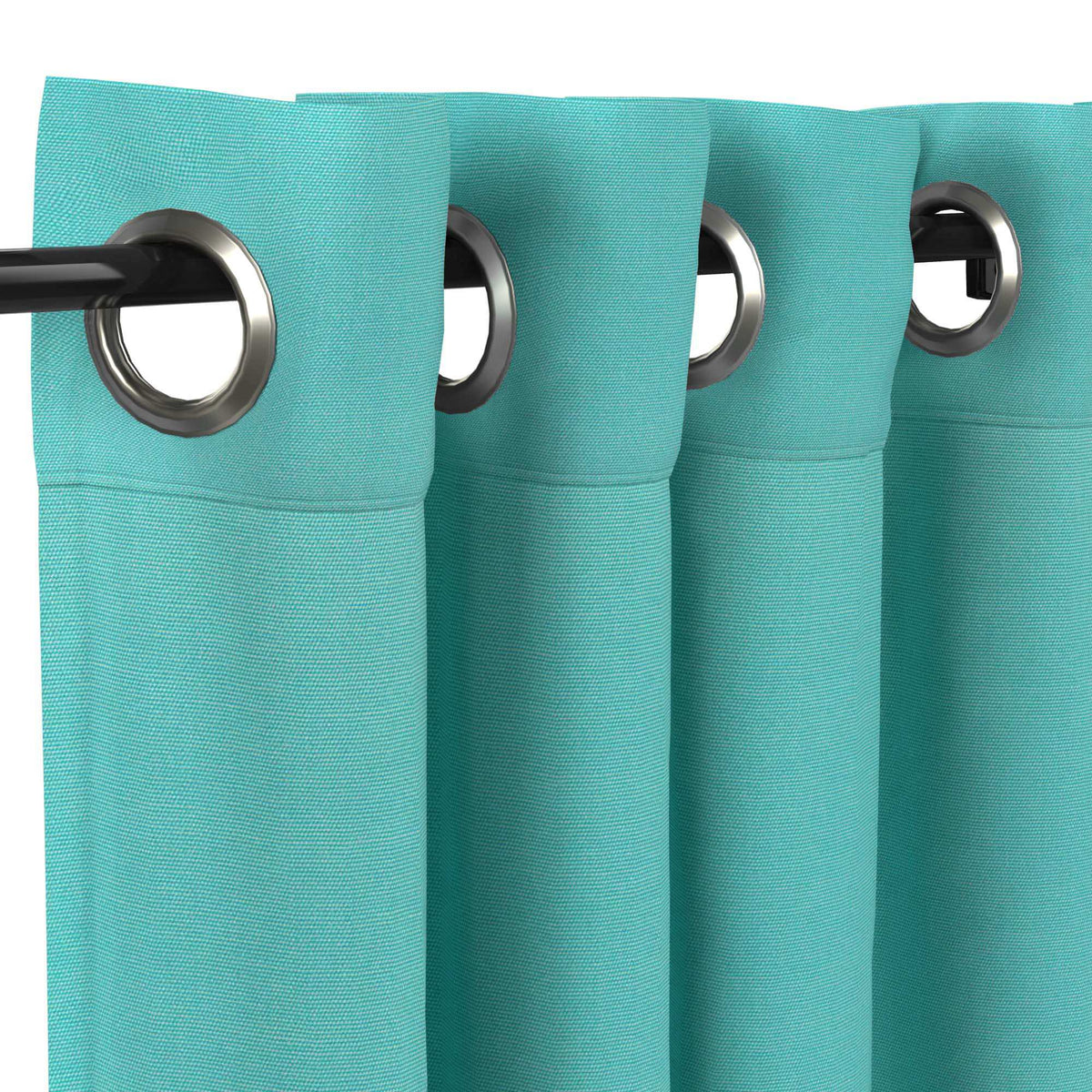 Sunbrella Canvas Aruba Curtain - Image 13 | ZIPCushions - view 13