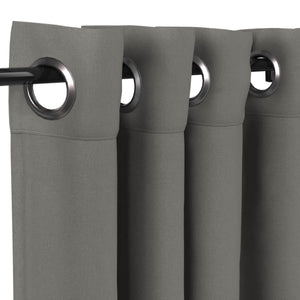 Sunbrella® Canvas Charcoal Curtain