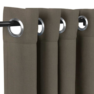 Sunbrella® Canvas Taupe Curtain