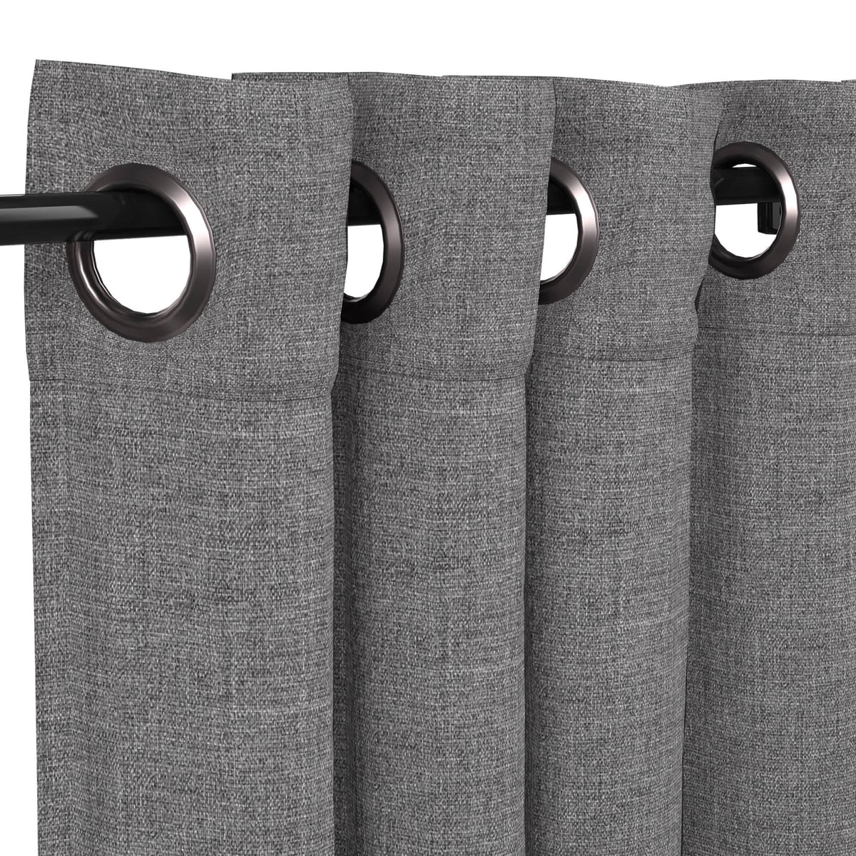 Sunbrella Cast Slate Curtain