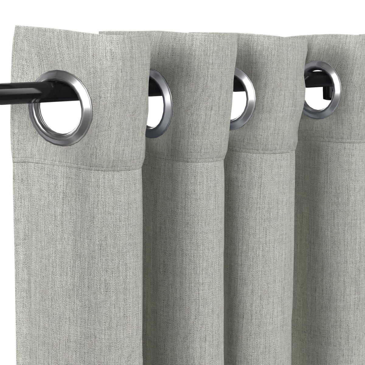 Sunbrella® Canvas Granite Curtain