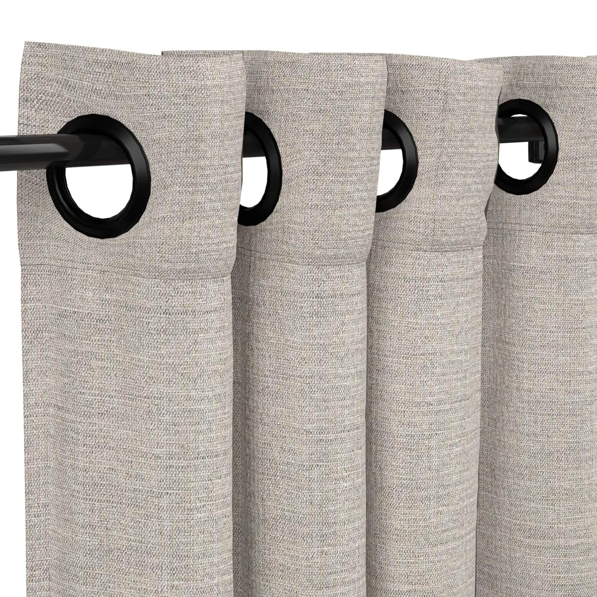 Sunbrella Cast Silver Curtain