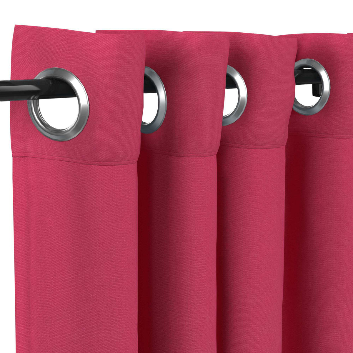 Sunbrella® Canvas Hot Pink Curtain