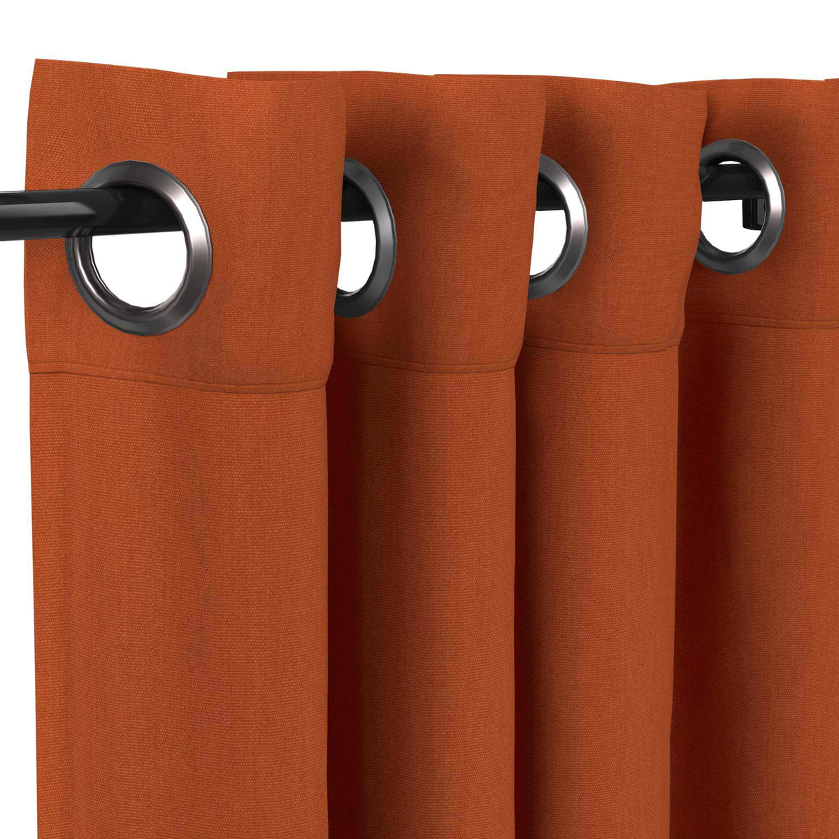 Sunbrella® Canvas Rust Curtain