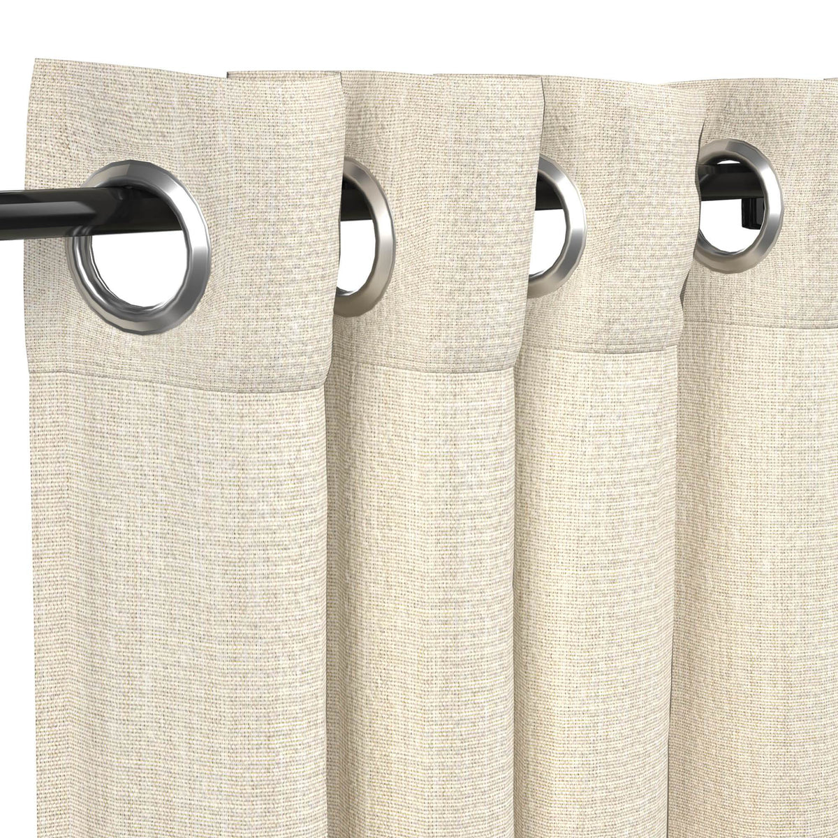 Sunbrella Cast Pumice Curtain - Image 14 | ZIPCushions - view 14