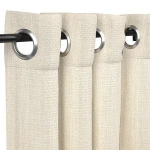 Sunbrella® Cast Pumice Curtain