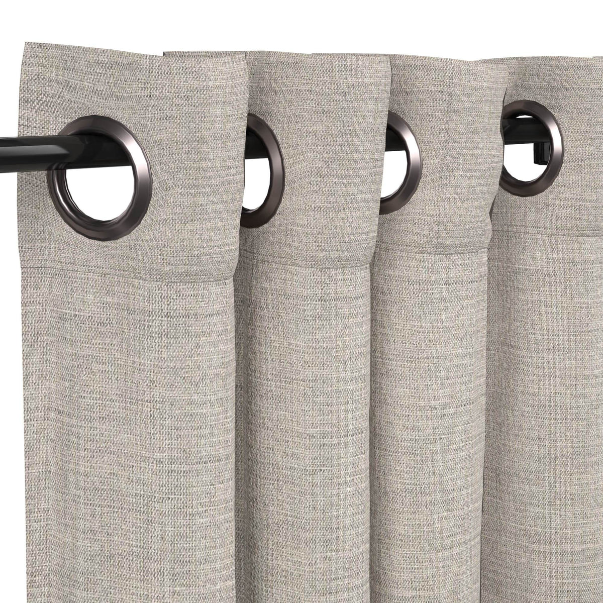 Sunbrella® Cast Silver Curtain