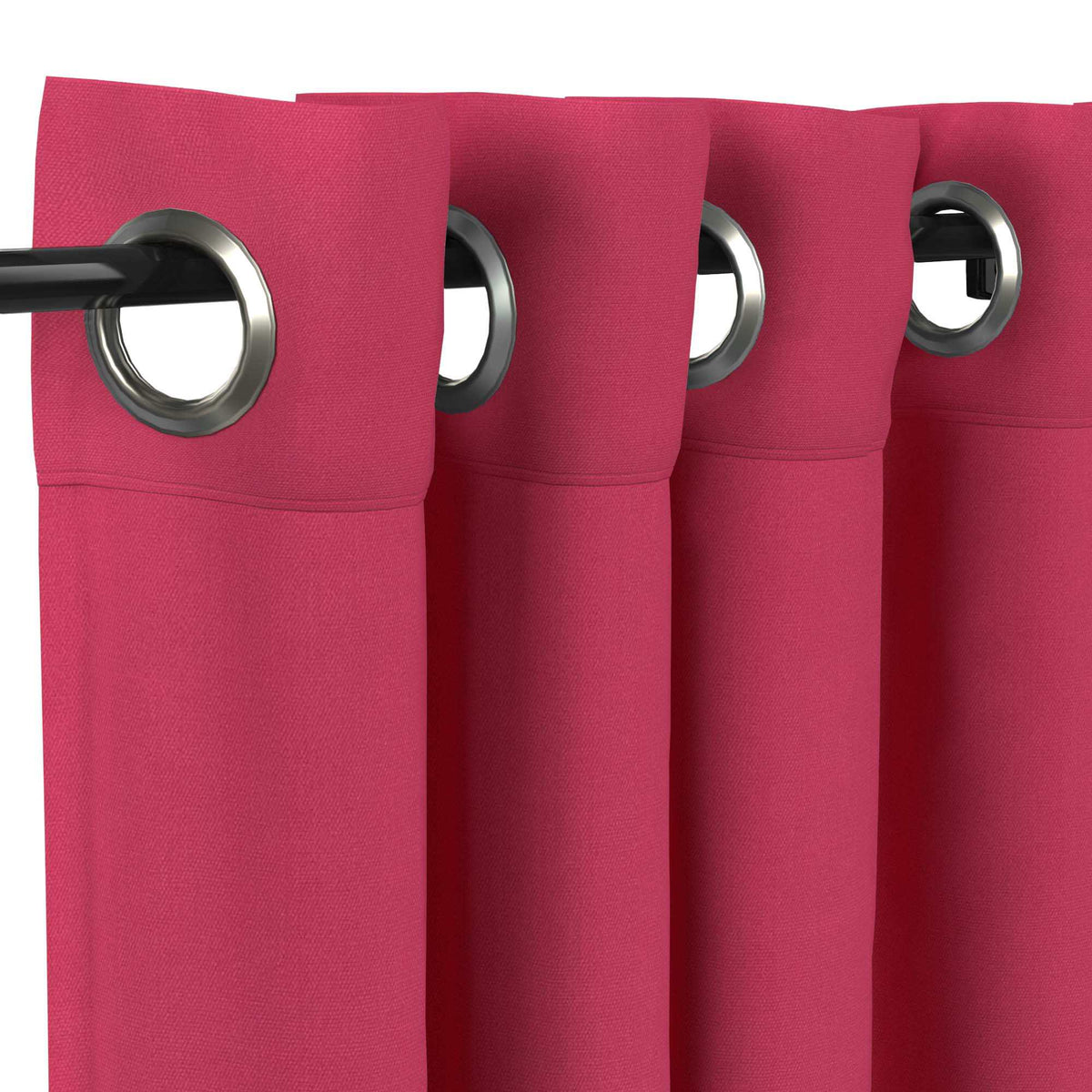 Sunbrella® Canvas Hot Pink Curtain
