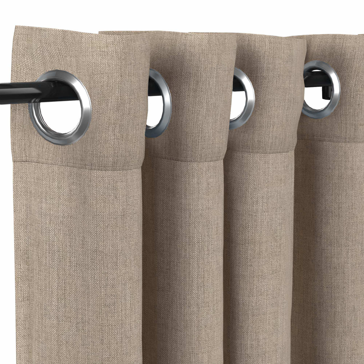 Sunbrella® Cast Ash Curtain