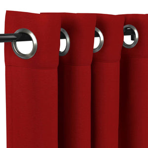 Sunbrella® Canvas Jockey Red Curtain