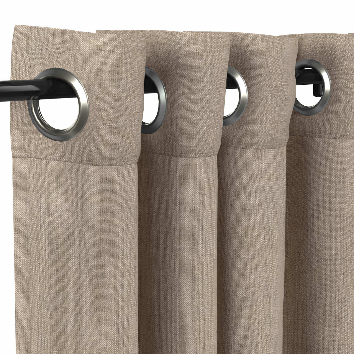 Sunbrella® Cast Ash Curtain