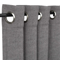 Sunbrella Cast Slate Curtain