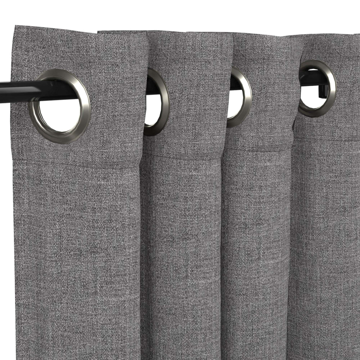 Sunbrella® Cast Slate Curtain