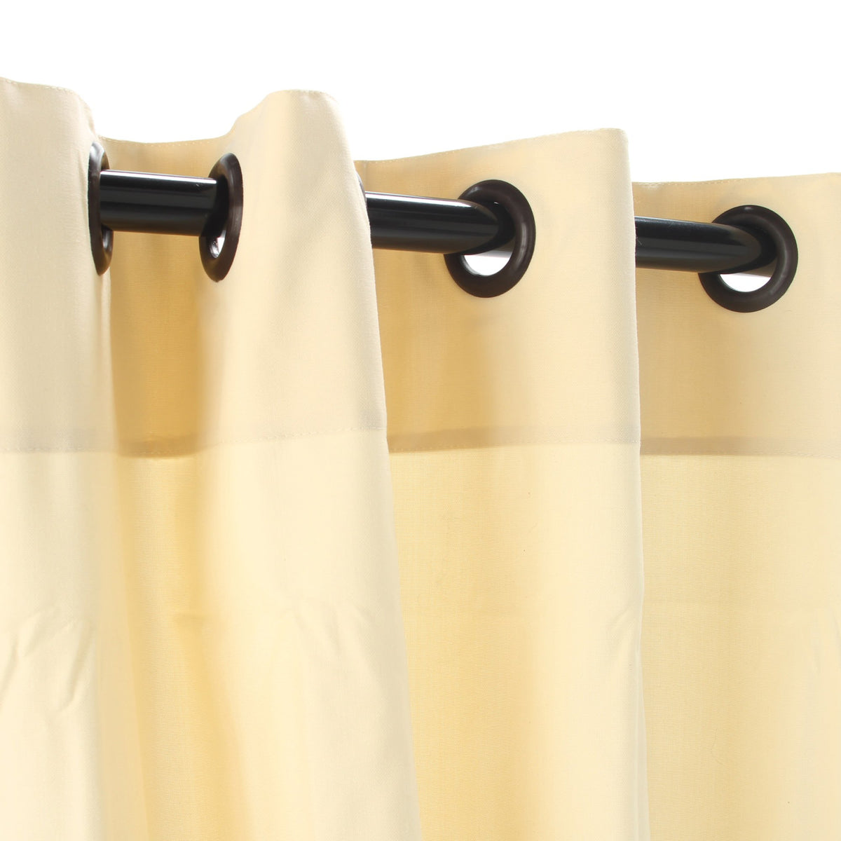 Sunbrella® Canvas Logo Red Curtain