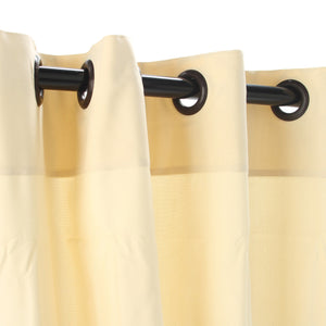 Sunbrella® Canvas Logo Red Curtain