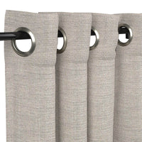 Sunbrella Cast Silver Curtain
