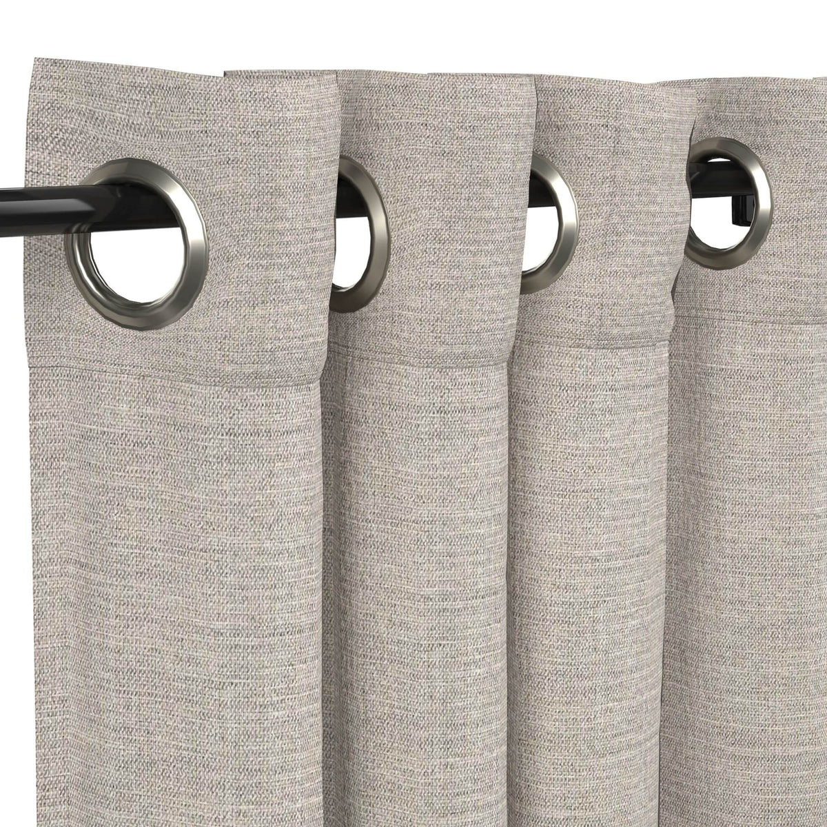 Sunbrella® Cast Silver Curtain