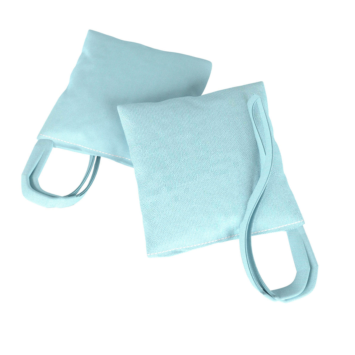 Sunbrella Canvas Mineral Blue Curtain - Image 16 | ZIPCushions - view 16