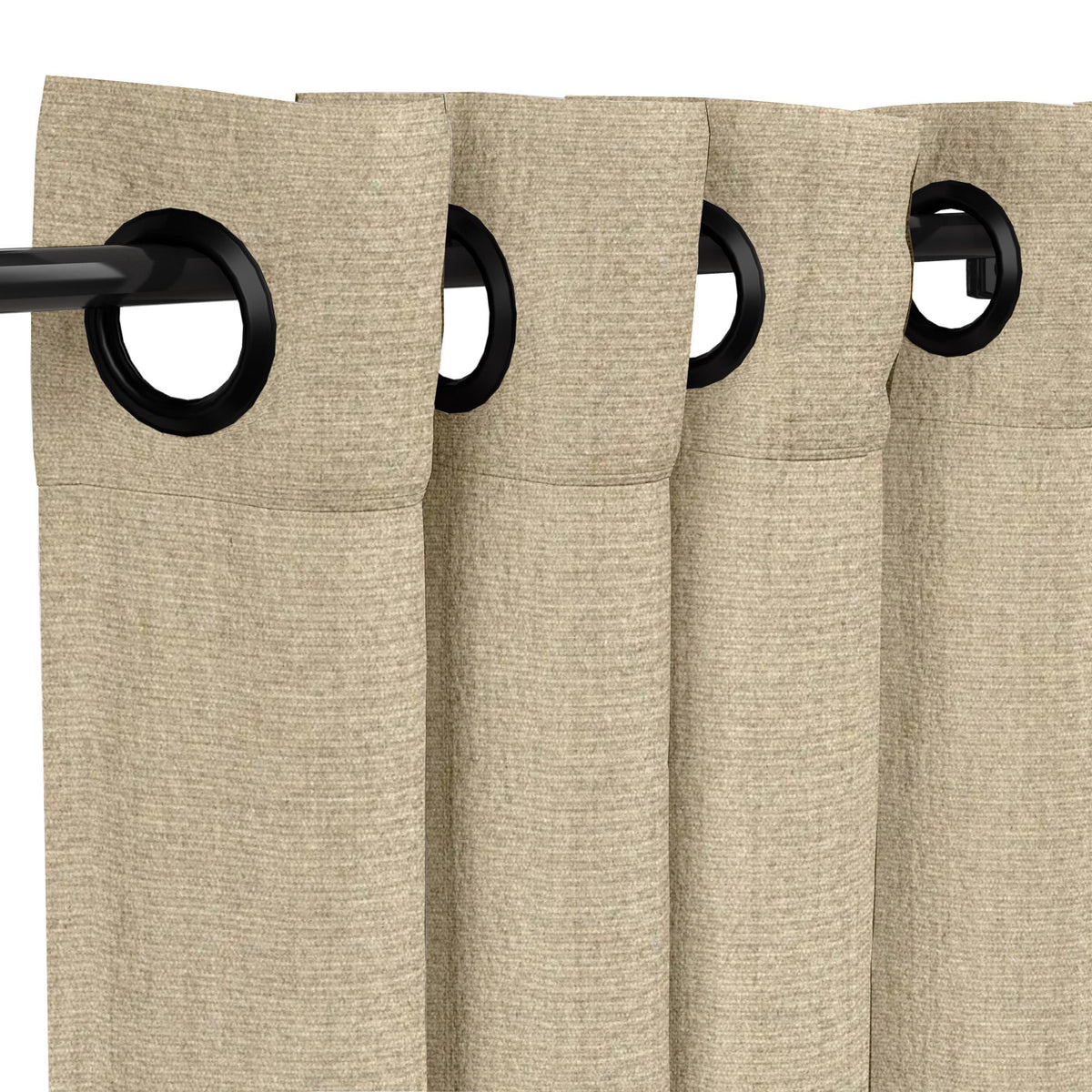 Sunbrella Heritage Ashe Curtain - Image 9 | ZIPCushions - view 9