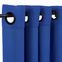 Sunbrella Canvas True Blue Curtain