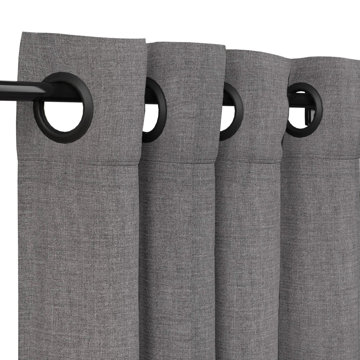 Sunbrella Cast Slate Curtain