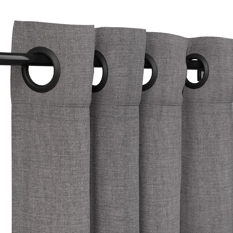 Sunbrella Cast Slate Curtain