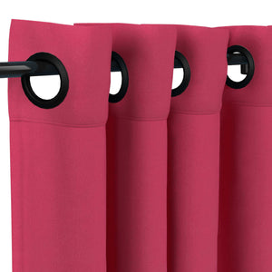 Sunbrella® Canvas Hot Pink Curtain