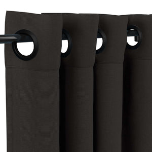Sunbrella® Canvas Coal Curtain