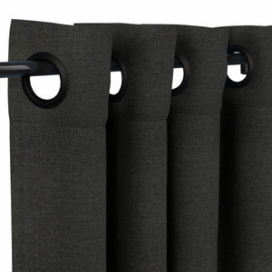 Sunbrella® Spectrum Carbon Curtain
