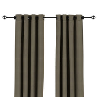 Sunbrella Canvas Taupe Curtain
