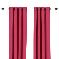 Sunbrella Canvas Hot Pink Curtain