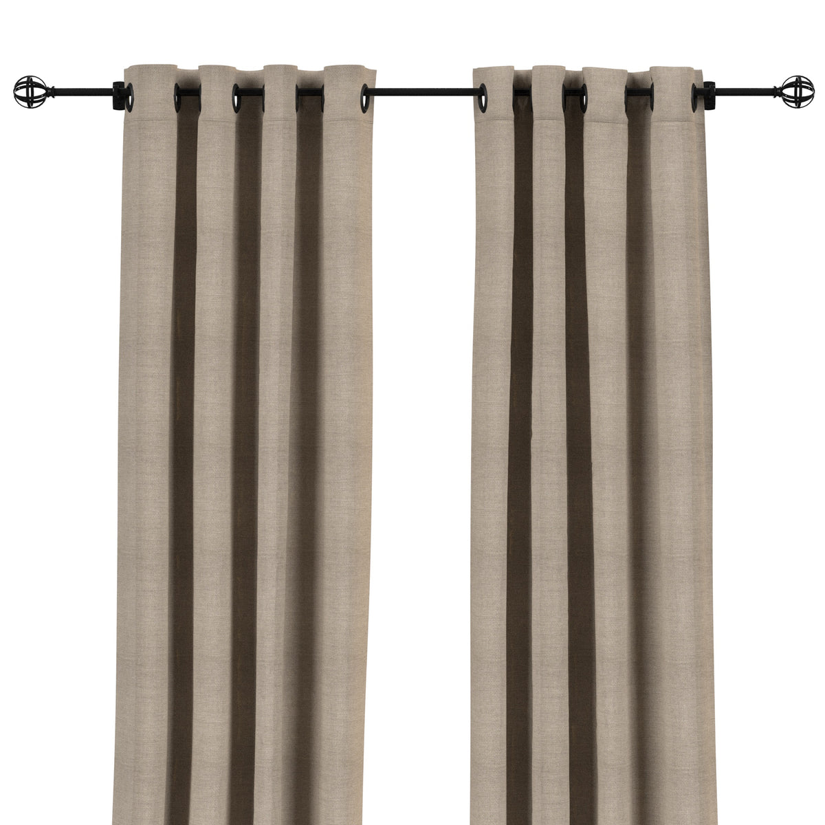Sunbrella® Cast Ash Curtain
