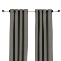 Sunbrella Canvas Charcoal Curtain
