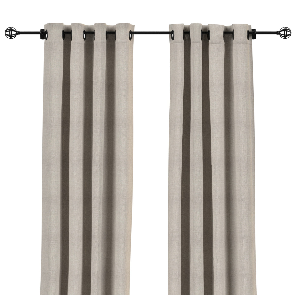 Sunbrella® Cast Silver Curtain