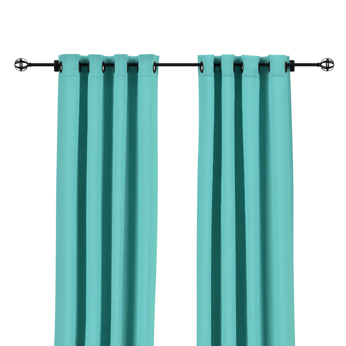 Sunbrella Canvas Aruba Curtain - Image 19 | ZIPCushions - view 8