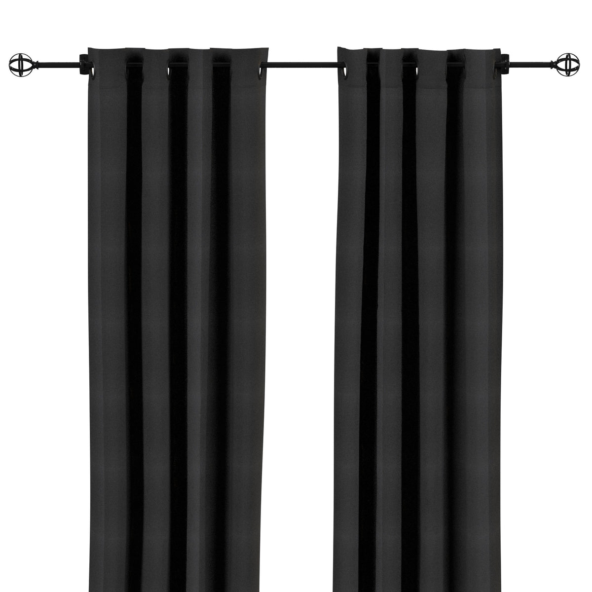 Sunbrella® Canvas Black Curtain
