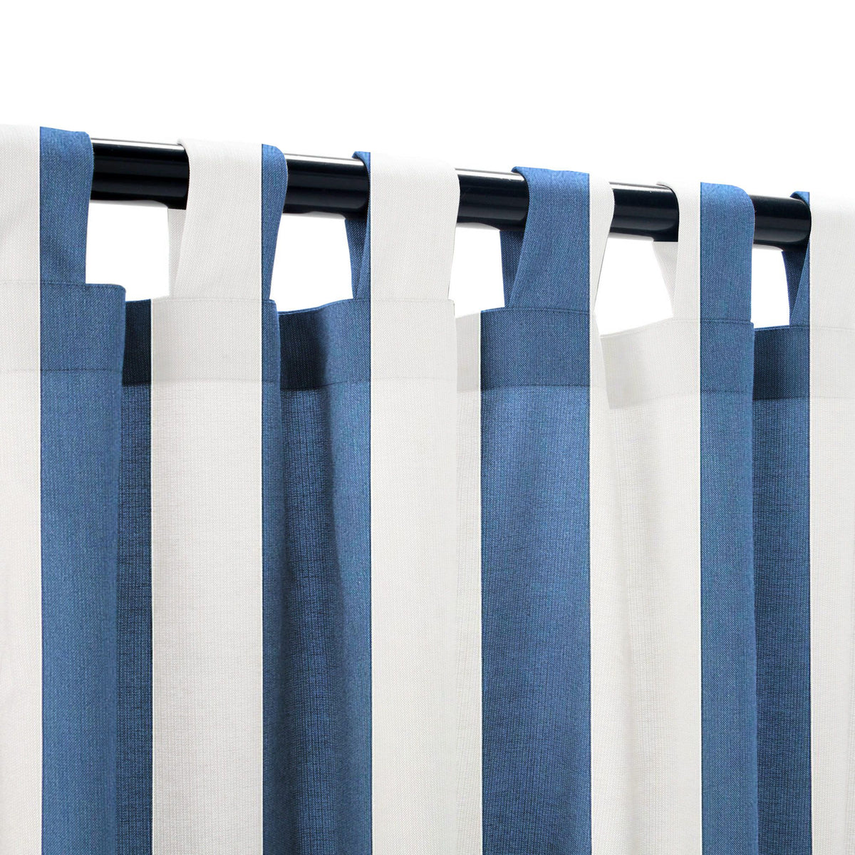 Sunbrella Cabana Regatta Curtain - Image 5 | ZIPCushions - view 4