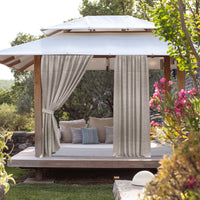 Sunbrella Cast Silver Curtain