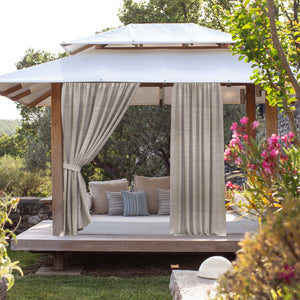 Sunbrella® Cast Silver Curtain