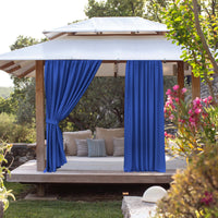 Sunbrella Canvas True Blue Curtain